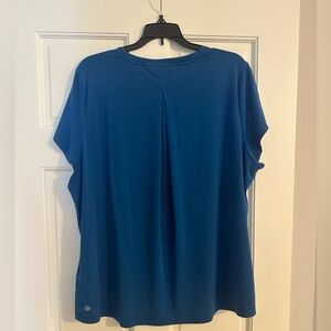 Athleta With Ease Blue Short Sleeve Women's Tee